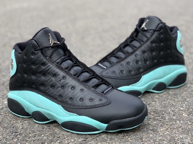Rep Black Air Island Green Jordan 13 Retro 414571-030 0717